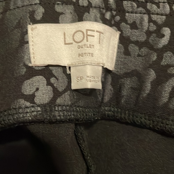 Faux leather Loft leggings black size SP print - Picture 4 of 5